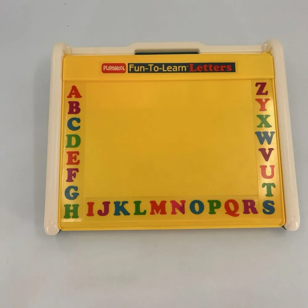 Playskool Fun-To-Learn Letters 1986 Original Talking Complete HTF Fast Shipping